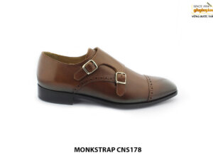 Giày da nam cao cấp Double monkstrap CNS178 001