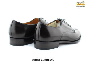 [Outlet size 41] Giày da nam mũi tròn đế đỏ Derby CDB0154G 004