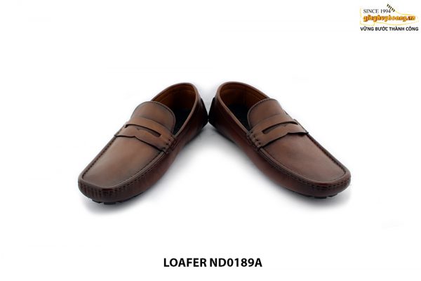 [Outlet] Giày lười nam da bò trơn Loafer ND0189A 008