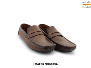[Outlet] Giày lười nam da bò trơn Loafer ND0189A 007