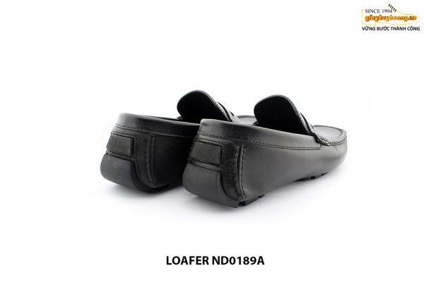 [Outlet] Giày da nam không dây vân Saffiano Loafer ND0189A 004