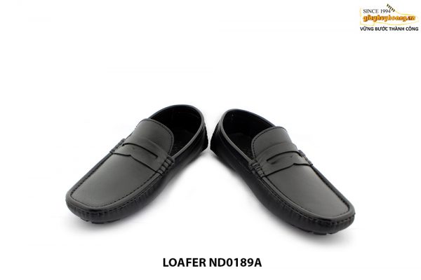 [Outlet] Giày da nam không dây vân Saffiano Loafer ND0189A 003