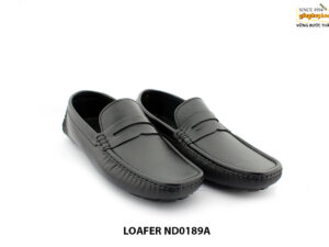 [Outlet] Giày da nam không dây vân Saffiano Loafer ND0189A 002