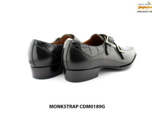 [Outlet size 41] Giày da nam monkstrap cao cấp 0189G 005