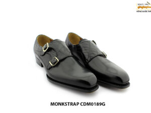 [Outlet size 41] Giày da nam monkstrap cao cấp 0189G 003