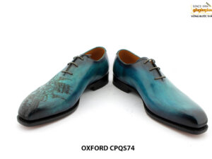 [Outlet size 42] Giày da Oxford nam Wholecut cao cấp CPQS74 006
