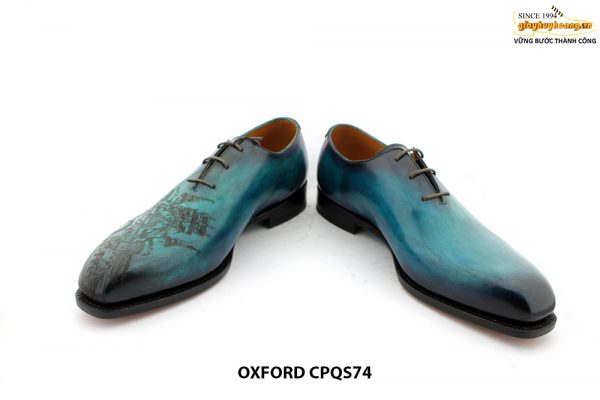 [Outlet size 42] Giày da Oxford nam Wholecut cao cấp CPQS74 006