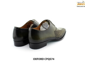 [Outlet size 41] Giày da nam Oxford thủ công CPQ794 010
