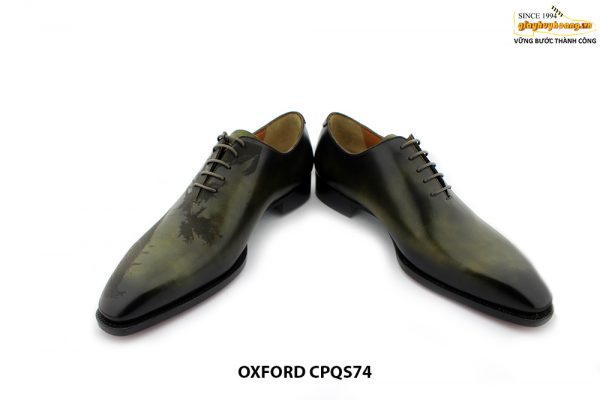 [Outlet size 41] Giày da nam Oxford thủ công CPQ794 009