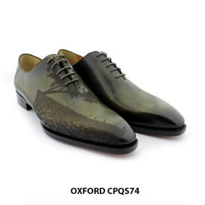 [Outlet size 41] Giày da nam Oxford thủ công CPQ794 008