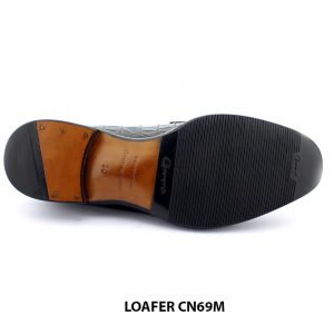 [Outlet size 39] Giày lười nam da cá sấu Loafer CN69M 006