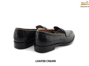 [Outlet size 39] Giày lười nam da cá sấu Loafer CN69M 005