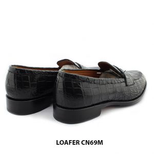 [Outlet size 39] Giày lười nam da cá sấu Loafer CN69M 005