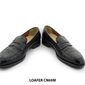 [Outlet size 39] Giày lười nam da cá sấu Loafer CN69M 004