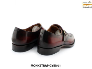 [Outlet size 42] Giày da nam 1 khoá monkstrap GYBN01 008
