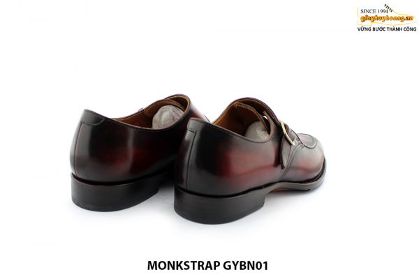 [Outlet size 42] Giày da nam 1 khoá monkstrap GYBN01 008