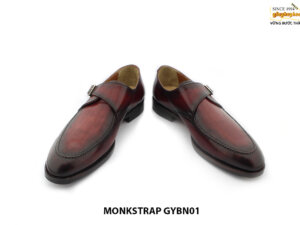 [Outlet size 42] Giày da nam 1 khoá monkstrap GYBN01 007