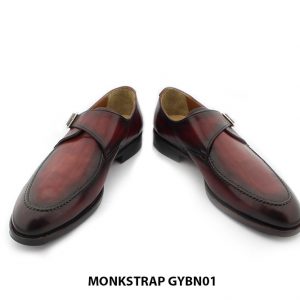[Outlet size 42] Giày da nam 1 khoá monkstrap GYBN01 007