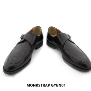 [Outlet size 42] Giày da nam 1 khoá monkstrap GYBN01 005