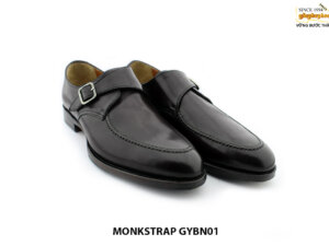 [Outlet size 42] Giày da nam 1 khoá monkstrap GYBN01 003