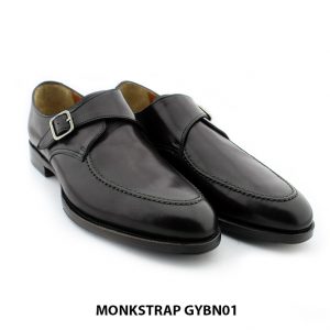 [Outlet size 42] Giày da nam 1 khoá monkstrap GYBN01 003
