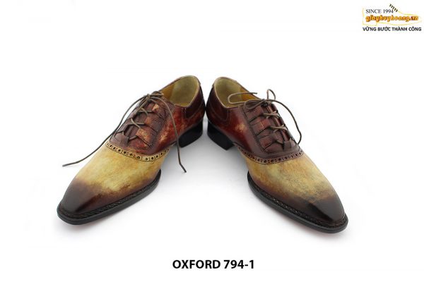 [Outlet size 42] Giày da nam Oxford thủ công 794-1 004