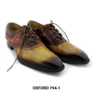 [Outlet size 42] Giày da nam Oxford thủ công 794-1 003