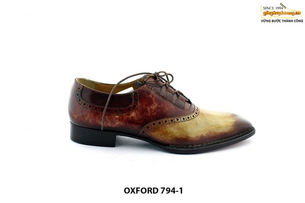 [Outlet size 42] Giày da nam Oxford thủ công 794-1 001