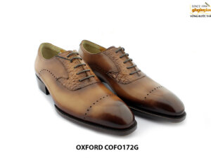 [Outlet size 41] Giày da Oxford nam đế Goodyear COFO172G 003