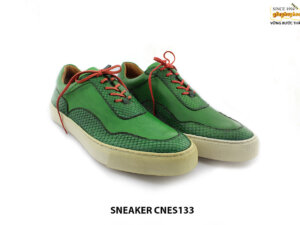 [Outlet size 41] Giày da nam thể thao đế bằng Sneaker CNES133 003