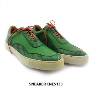 [Outlet size 41] Giày da nam thể thao đế bằng Sneaker CNES133 003