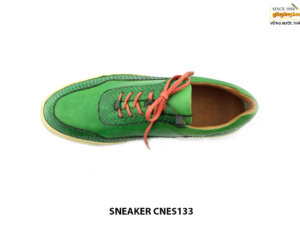 [Outlet size 41] Giày da nam thể thao đế bằng Sneaker CNES133 002
