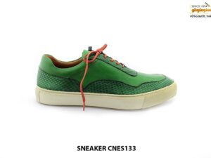 [Outlet size 41] Giày da nam thể thao đế bằng Sneaker CNES133 001