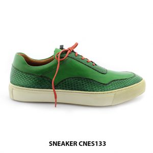 [Outlet size 41] Giày da nam thể thao đế bằng Sneaker CNES133 001