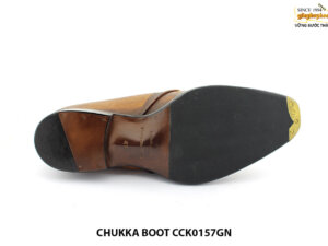 [Outlet size 41] Giày nam Chukka Boot Saffiano CCK0157GN 006