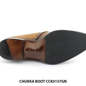 [Outlet size 41] Giày nam Chukka Boot Saffiano CCK0157GN 006