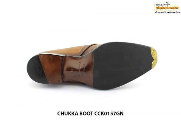 [Outlet size 41] Giày nam Chukka Boot Saffiano CCK0157GN 006