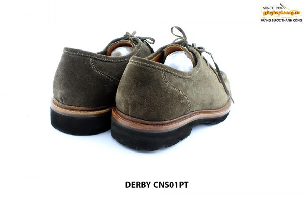 [Outlet size 41] Giày da lộn nam cực ngầu Derby CNS01PT 004