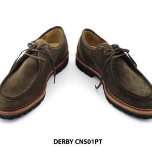 [Outlet size 41] Giày da lộn nam cực ngầu Derby CNS01PT 003