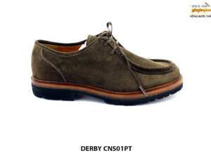 [Outlet size 41] Giày da lộn nam cực ngầu Derby CNS01PT 001