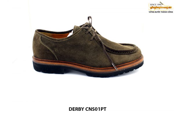 [Outlet size 41] Giày da lộn nam cực ngầu Derby CNS01PT 001