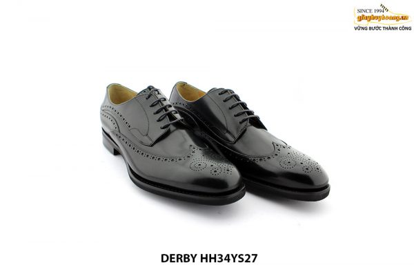 [Outlet size 41] Giày da nam đục lỗ thủ công Derby HH34YS27 003