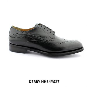 [Outlet size 41] Giày da nam đục lỗ thủ công Derby HH34YS27 001