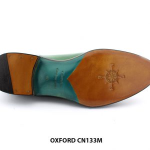 [Outlet size 40] Giày da nam Oxford màu xanh lá CN133M 006