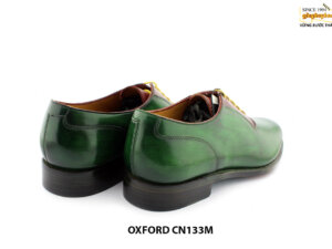 [Outlet size 40] Giày da nam Oxford màu xanh lá CN133M 005