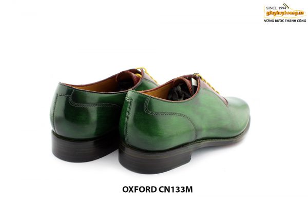 [Outlet size 40] Giày da nam Oxford màu xanh lá CN133M 005