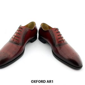 Giày da nam khâu đế rút tay Oxford AR1 004