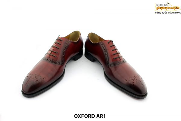 Giày da nam khâu đế rút tay Oxford AR1 004