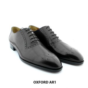 Giày da nam khâu đế rút tay Oxford AR1 003