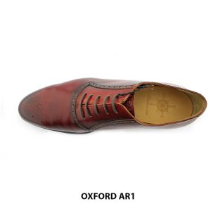 Giày da nam khâu đế rút tay Oxford AR1 002